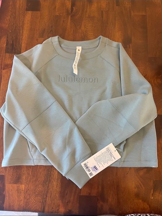 lululemon athletica Tops - lululemon athletica Light Sage Green Crewneck Sweatshirt